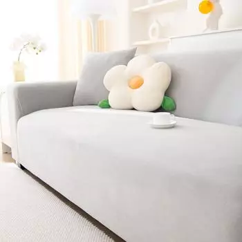 Чехол для дивана Shu из хлопкового бархата, зимний, современный, простой, всеобъемлющий, ленивый, устойчивый к царапинам, эластичный защитный чехол для дивана, сиденье 90-140cm