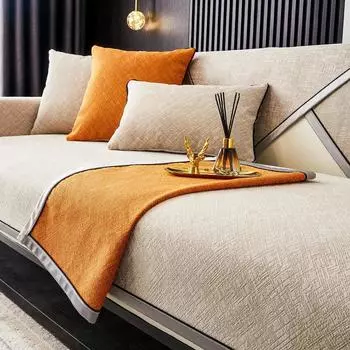 Чехол для дивана Simplicity, однотонный, нескользящий, чехол для спинки дивана, универсальная подушка для дивана Four Seasons, чехол для углового дивана L-образной формы 50x70cm Hand towel