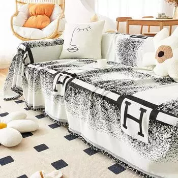 Чехол для дивана, синельное одеяло с защитой от кошачьих царапин, двухсторонний чехол, универсальный четырехсезонный чехол для дивана 180*130cm