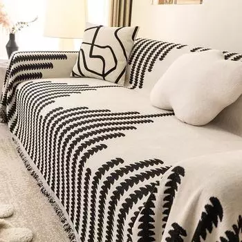 Чехол для дивана Spring Anti Cat Scratch, цельный чехол, чехол для дивана Sand, чехлы из синели, одеяло, простое полотенце для дивана Sand 180x130cm коричневый