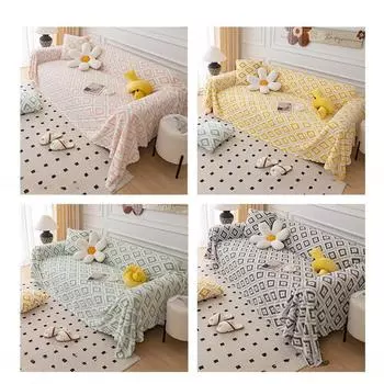 Чехол для дивана, ткань, новый простой чехол для дивана, полотенце для дивана, одеяло, полное покрытие, скандинавский стиль Ins, универсальное утолщение для всех сезонов 180*130cm