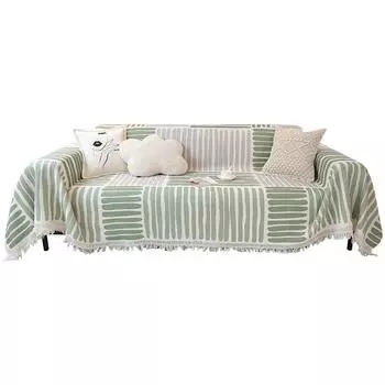 Чехол для дивана Ткань Полотенце для дивана Маленький свежий Чехол для всего спектра Полный чехол Чехол для диванной подушки Чехол для одеяла 180*130cm