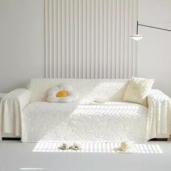 Чехол для дивана, ткань с защитой от царапин, полотенце для дивана, чехол из цельного плюша, супермягкий чехол для дивана, чехол из нескользящего материала 180*130cm