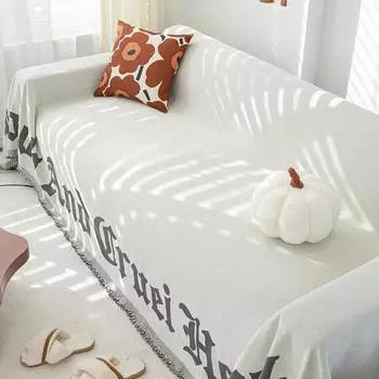 Чехол для дивана, ткань, высококачественный Ins Light, роскошный высококачественный современный утолщенный чехол из синели, нескользящий чехол для дивана, чехол для дивана 180*130cm серый