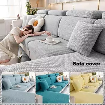 Чехол для дивана удобен и обладает высокой эластичностью.. Вы можете легко позаботиться о своей защите от износа. тонкая текстура, красивый мягкий цвет. B
