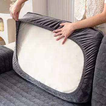 Чехол для дивана, универсальная подушка для дивана, зимний плюшевый чехол для дивана, утолщенная нескользящая подушка для дивана 60*60cm