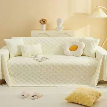 Чехол для дивана, универсальный для всех сезонов, полотенце для дивана с защитой от царапин, простой современный универсальный чехол для дивана, подушка 180*130cm