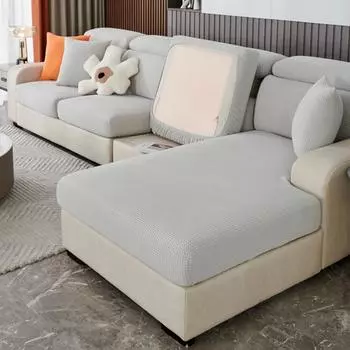 Чехол для дивана Универсальный универсальный чехол Эластичный всесезонный утолщенный чехол для дивана из синели Защитный чехол от царапин для кошек Гостиная S