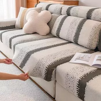 Чехол для дивана Универсальный универсальный чехол в скандинавском стиле, простой чехол для четырех сезонов, эластичная эластичная крышка для дивана, чехол для душа, чехол на сиденье S