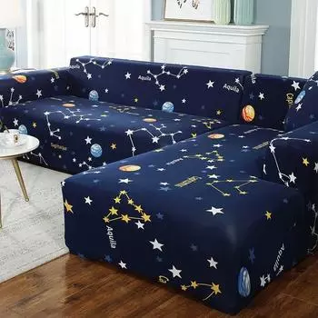 Чехол для дивана Универсальный универсальный чехол Универсальный комплект Полный чехол для дивана Простой натуральный стиль Дышащий пылезащитный чехол для дивана 1 seater