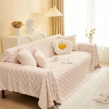 Чехол для дивана, устойчивый к царапинам у кошки, осенне-зимний, утолщенный, нескользящий, пыленепроницаемый, скандинавский, современный, диван, полотенце, чехол для дивана 180*130cm