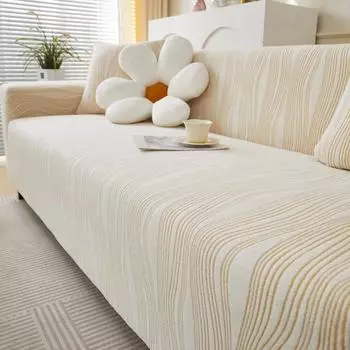 Чехол для дивана Velvet Stretch, универсальный чехол, всесезонный, универсальный, осенне-зимний, устойчивый к царапинам чехол для дивана 90-140cm