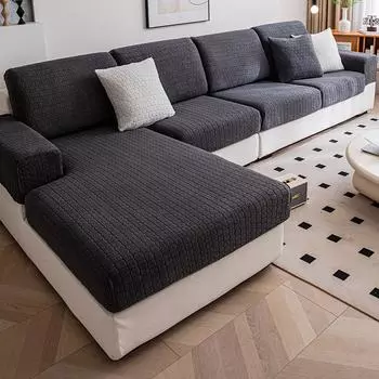 Чехол для дивана Водонепроницаемый для предотвращения утечки мочи Эластичный универсальный универсальный чехол Подушка для дивана Four Seasons Универсальный темный нескользящий диван... S
