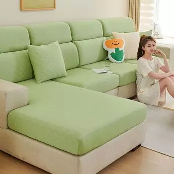 Чехол для дивана All-Inclusive Universal Cover Four Seasons Universal Simple Stretch Anti-Scratching Imperial Concubine Cover Sofa Cushion Thickened S