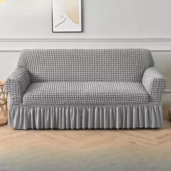 Чехол для дивана в европейском стиле, универсальный эластичный чехол для дивана, чехол для дивана из хлопчатобумажной ткани, универсальный чехол против четырех сезонов 235-300cm