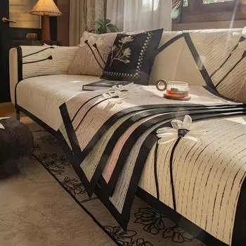 Чехол для дивана в гостиную, чехол для дивана, защитный чехол, универсальное полотенце для домашних животных, детский, коврик, нескользящий, рождественский 70x70cm