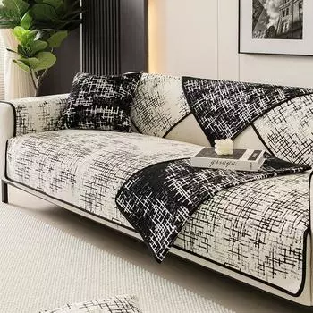 Чехол для дивана в гостиную, чехол для дивана, защитный чехол, универсальное полотенце для домашних животных, детский, коврик, нескользящий, рождественский 70x70cm