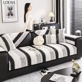 Чехол для дивана в гостиную, чехол для дивана, защитный чехол, универсальное полотенце для домашних животных, детский, коврик, нескользящий, рождественский 70x70cm