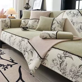 Чехол для дивана в гостиную, чехол для дивана, защитный чехол, универсальное полотенце для домашних животных, детский, коврик, нескользящий, рождественский 90x90cm