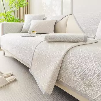 Чехол для дивана в гостиную, чехол для дивана, защитный чехол, универсальное полотенце для домашних животных, детский, коврик, нескользящий, рождественский 70x70cm