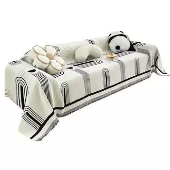 Чехол для дивана в скандинавском стиле Ins, тканевый, полный чехол, синель, всесезонный, устойчивый к царапинам от кошек, американский чехол для дивана, полотенце, полный чехол 180*130cm