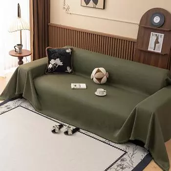 Чехол для дивана в скандинавском стиле с кисточками и геометрическим узором, синель, универсальный четырехсезонный чехол для дивана, нескользящее одеяло, современное полотенце для дивана 180x130