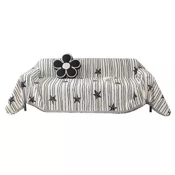 Чехол для дивана в скандинавском стиле с защитой от когтей кошек, всесезонный чехол для дивана из шенилла, чехол для дивана с высококачественным покрытием 180*130cm