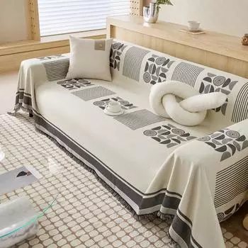 Чехол для дивана в скандинавском стиле, ткань для четырех сезонов, универсальный синель, интернет-полотенце для дивана со знаменитостями, полностью покрытый чехол для дивана, полотенце 180*130cm