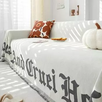 Чехол для дивана в скандинавском стиле, универсальный ткань для четырех сезонов, высококачественное полотенце для дивана в стиле INS, утолщенный новый чехол для дивана из синели 180*130CM