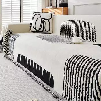 Чехол для дивана в скандинавском стиле, универсальный чехол для дивана из синели Four Seasons, высококачественный чехол для дивана, не царапающийся, универсальный чехол, полный чехол для дивана 180*130cm