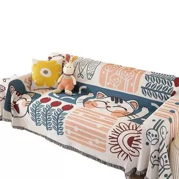 Чехол для дивана в скандинавском стиле в Instagram, тканевый чехол для дивана, чехол для дивана для гостиной, двухсторонний утолщенный детский слинг для кемпинга 90*90