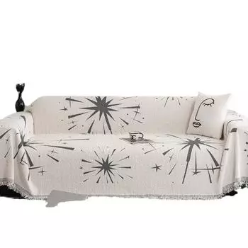 Чехол для дивана в скандинавском стиле, всесезонный чехол для дивана с защитой от царапин, одеяло для дивана, зимний стиль 180*130cm