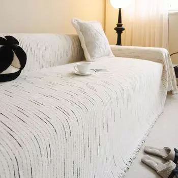 Чехол для дивана в стиле французского крема, шенилл, четыре сезона, универсальный, легкий, роскошный, с высоким чувством, чехол для дивана, полностью покрытый 180*130cm