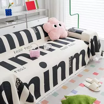 Чехол для дивана в стиле INS, ткань, полностью покрытая, простой, современный чехол для дивана, полотенце для дивана в скандинавском стиле, универсальный чехол для дивана 170*130cm