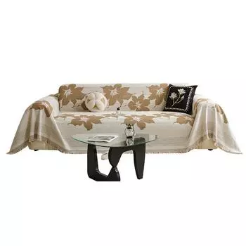 Чехол для дивана в стиле ретро, французский, ткань, полный чехол, шенилл, универсальный, легкий, роскошный, высококачественный чехол для диванной подушки на все сезоны 180*130cm