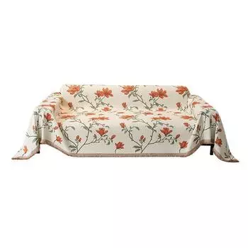 Чехол для дивана в стиле ретро, французский, ткань, полный чехол, шенилл, универсальный, легкий, роскошный, высококачественный чехол для диванной подушки на все сезоны 180*130cm