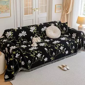 Чехол для дивана в стиле ретро, французский, на все времена, новый диванный чехол из шенилла, полотенце для дивана, полный чехол 180*130cm