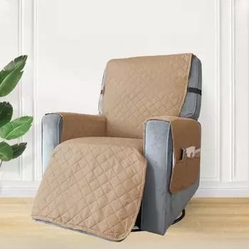 Чехол для дивана, водонепроницаемый боковой карман, пыленепроницаемый, полиэстер, универсальный защитный чехол для шезлонга, домашний декор S красный