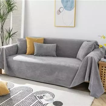 Чехол для дивана, водонепроницаемый, однотонный, нескользящая подложка, устойчивый к пятнам и царапинам, 180x130 см, защитный чехол для дивана, четырехслойное изготовление, простая установка 180cm