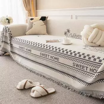 Чехол для дивана, защита от царапин, полное покрытие, чехол для дивана, ткань, четыре сезона, универсальная пылезащитная подушка для дивана 180*130cm