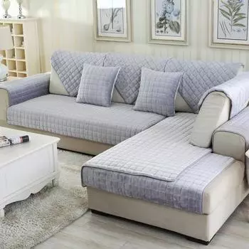 Чехол для диванной подушки Four Seasons в корейском стиле с плюшевым противоскользящим эффектом 70*70