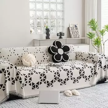 Чехол для диванной подушки из синели, цельный тканевый чехол для дивана, полотенце, универсальное покрывало на четыре сезона, одеяло 180*130cm