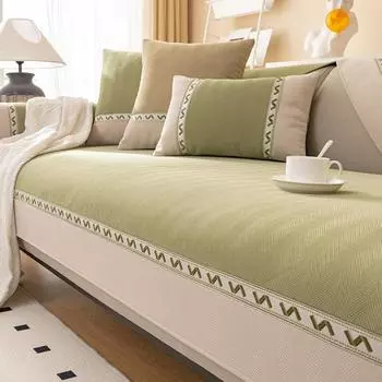 Чехол для диванной подушки из синели, полотенце, универсальный кожаный чехол для дивана Four Seasons, Нескользящая подушка для спинки дивана 70*70