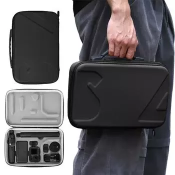 Чехол для DJI OSMO Action 5 Pro/4/3 Сумки для хранения Портативная сумка для хранения Дорожный чехол Чехол для переноски Аксессуары для подвесной камеры чёрный