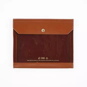Чехол для документов Hobonichi Techo Aileron, аксессуары для ноутбуков (коричневый)