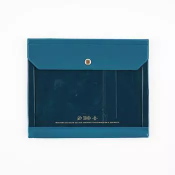 Чехол для документов Hobonichi Techo Aileron, аксессуары для ноутбуков (военно-морской флот) тёмно-синий