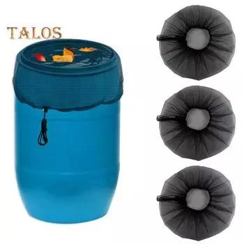 Чехол для дождевой бочки, защита от листьев, легкий, прочный, фильтр для осенних листьев, крышка для дождевой бочки, ежедневное использование M белый