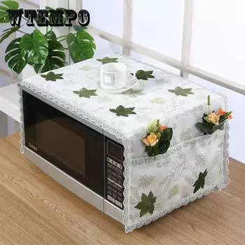 Чехол для духовки из водонепроницаемой и маслостойкой ткани Чехол для микроволновой печи от пыли Штора для микроволновой печи Чехол для микроволнового телевизора Чехол для холодильника от пыли 35*99cm