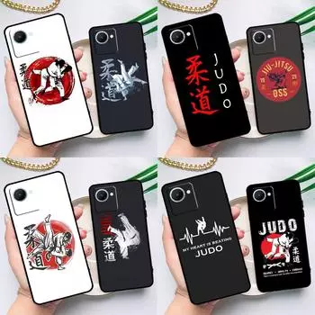 Чехол для дзюдо для Realme C55 C33 C31 C35 C30 C11 C15 C25s C21Y GT Neo 5 3T 2T 8 9 10 11 Pro Plus Realme C25 C25s