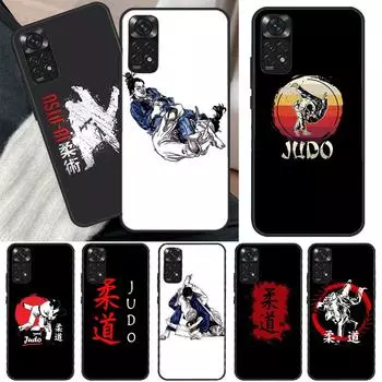 Чехол для дзюдо с японскими боевыми искусствами для Xiaomi Redmi Note 10 8 9 11 Pro 8T 9S 10S 11S Redmi 10C 9C 9A 9T K50 K40 Gaming Redmi Note 9 Pro